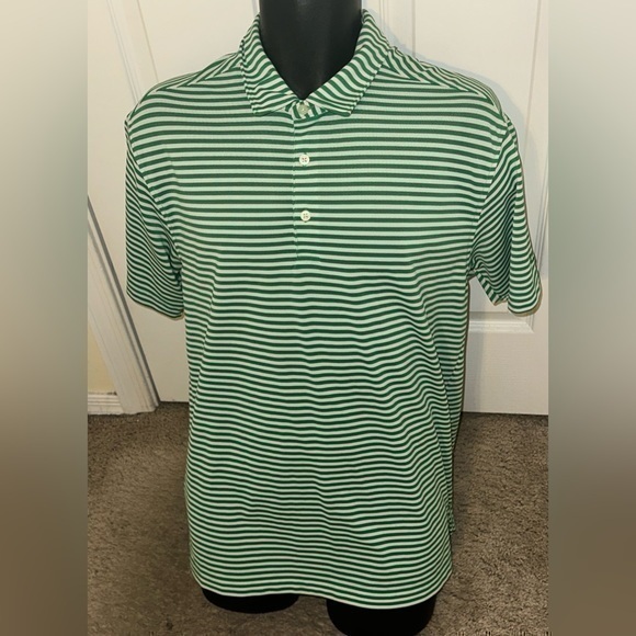Walter Hagen Other - Men’s Pre Own As Is Walter Hagen Green Stripe Size M Polo Shirt Golf